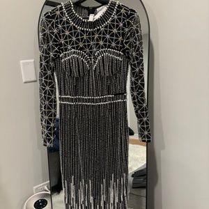 ASOS dress with tassel and beads